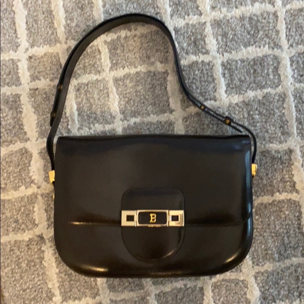 Bally Dark Chocolate Brown VTG Shoulder Bag